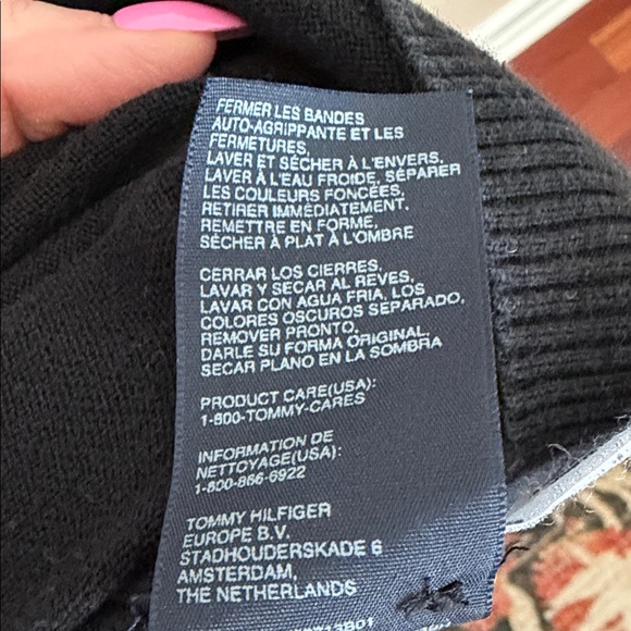 Women’s Tommy Hilfiger Classic Black Cardigan - Picture 7 of 7